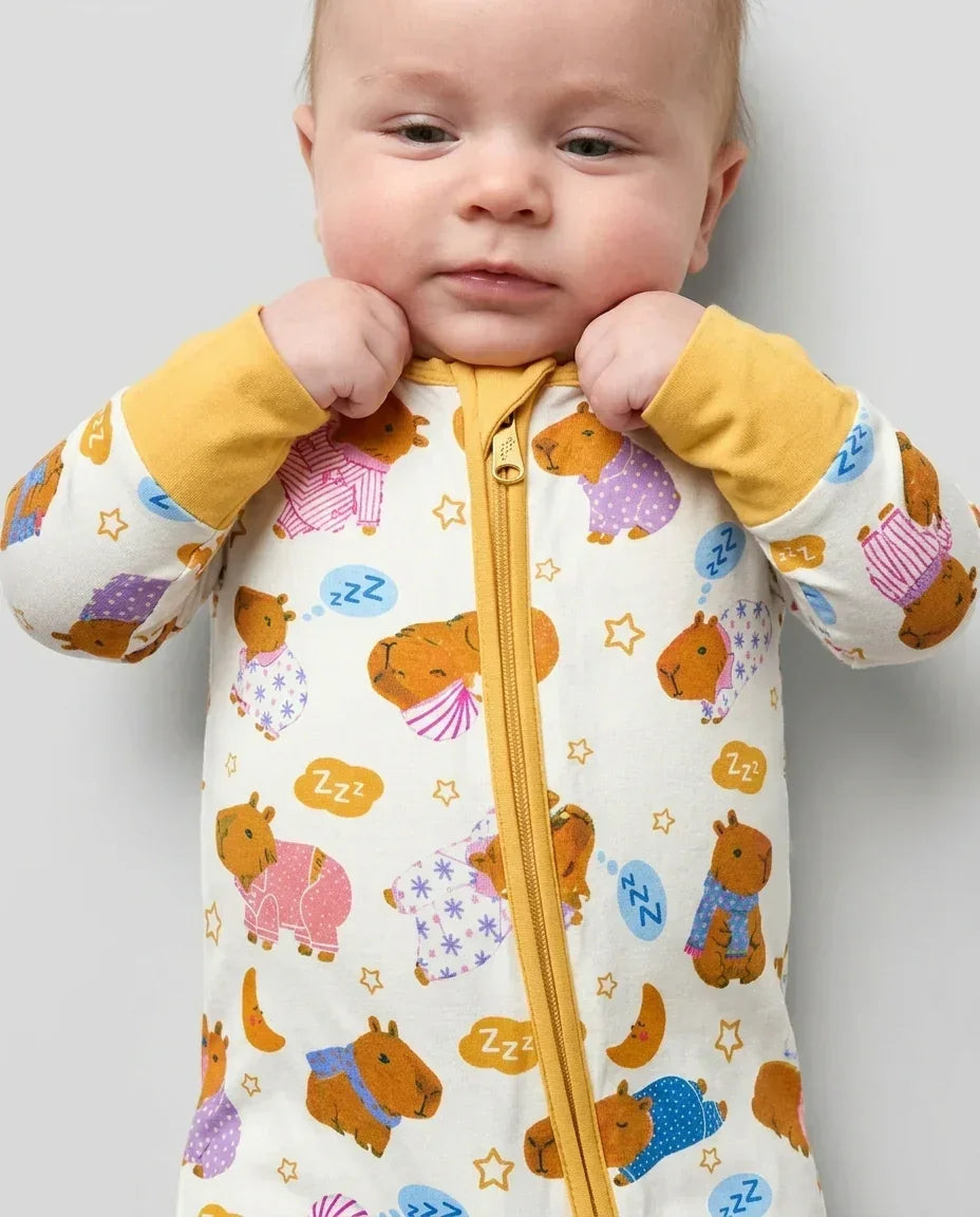 Capyjama Family Matching Bamboo Convertible Zippy