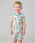 VBS Shining A Light On Who Jesus Really Is Bamboo Two Piece Short Sleeve Shorts Pajama Set