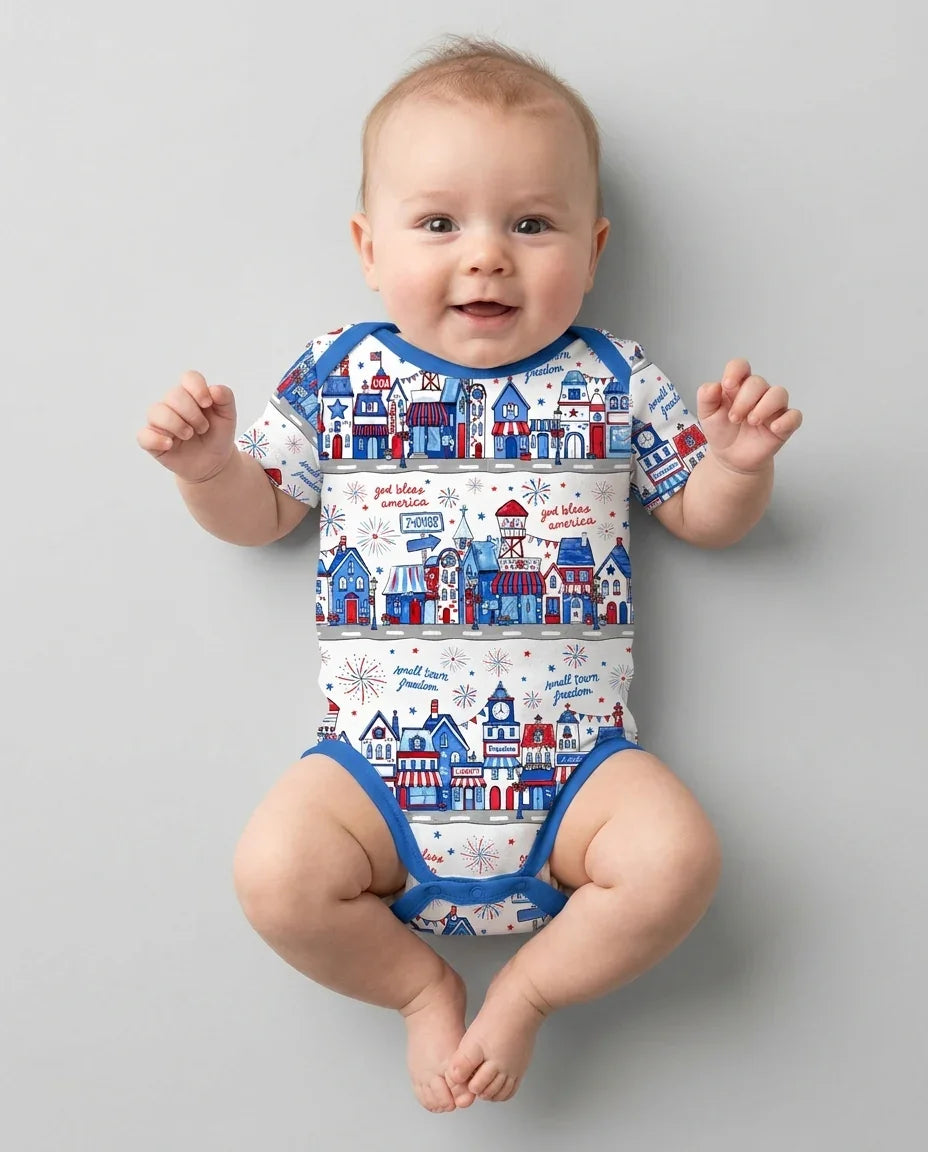 Small Town Freedom USA Bamboo Bodysuit