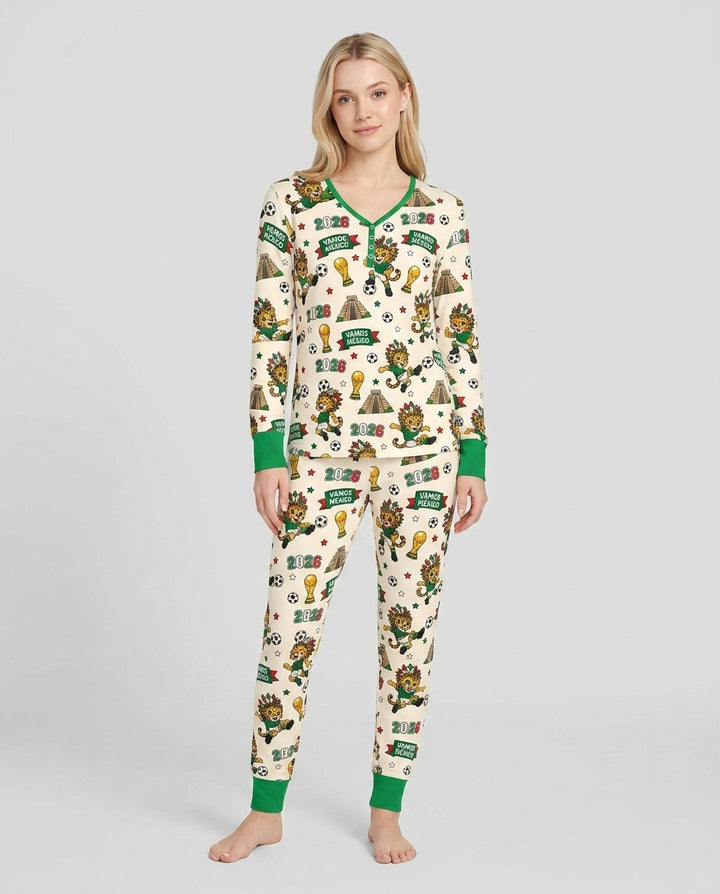 Vorlage Bambus Damen Pyjama Set