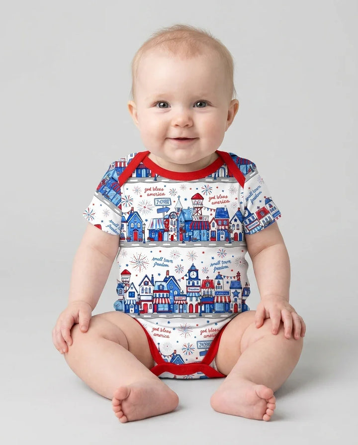 Small Town Freedom USA Bamboo Bodysuit