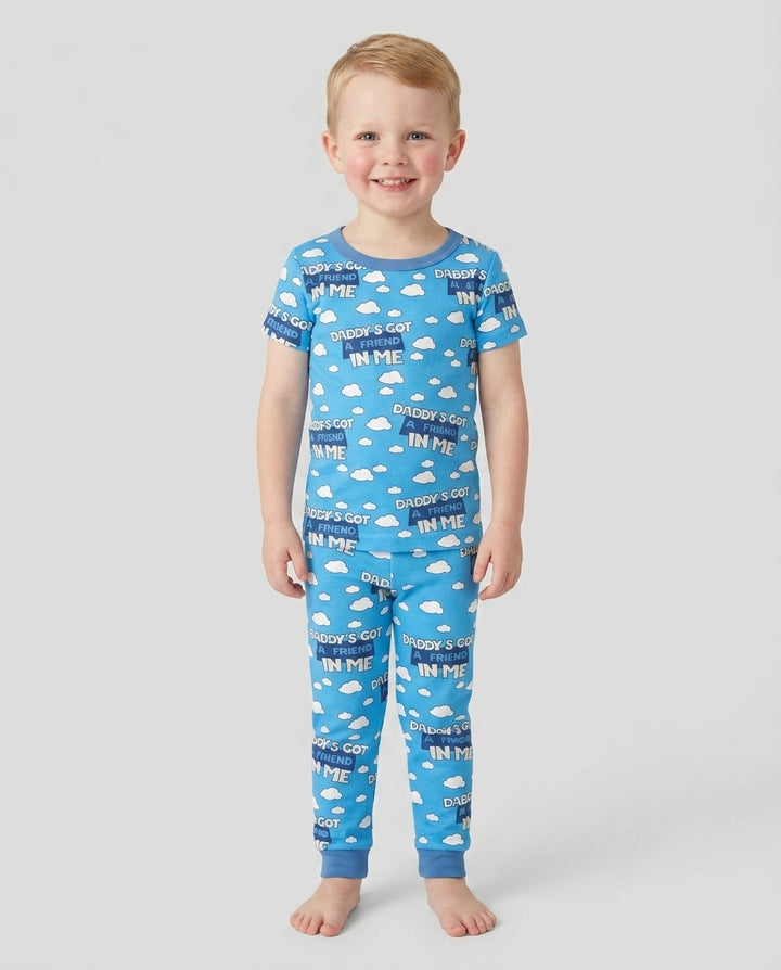 Zweiteiliges, kurzärmliges Pyjama-Set mit Marienkäfern