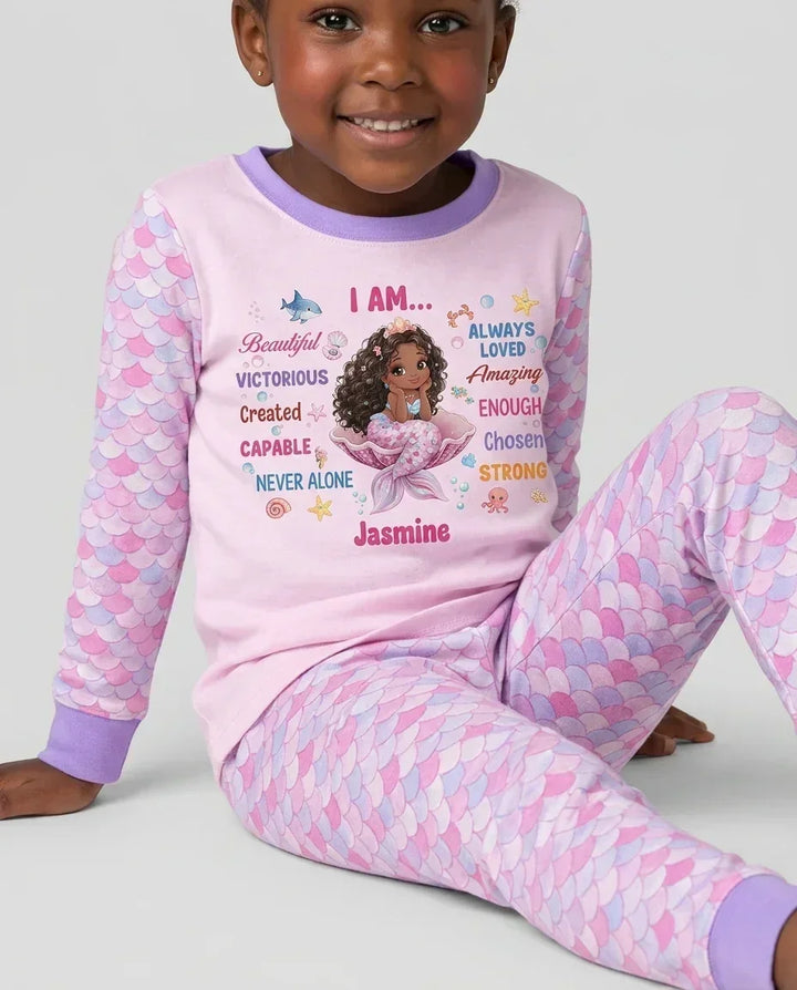 Conjunto de pijama de dos piezas de bambú con mangas largas, plantilla PERSONALIZADA