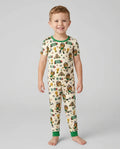Jaguar 2026 Vamos Mexico Family Matching Bamboo Two Piece Short Sleeve Pajama Set