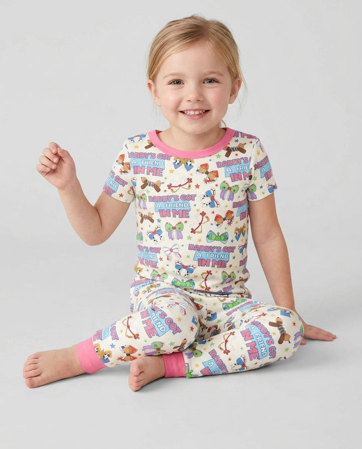 Zweiteiliges, kurzärmliges Pyjama-Set mit Marienkäfern