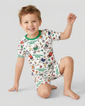 Funny Goose Soccer Tour 2026 Bamboo Two Piece Short Sleeve Shorts Pajama Set