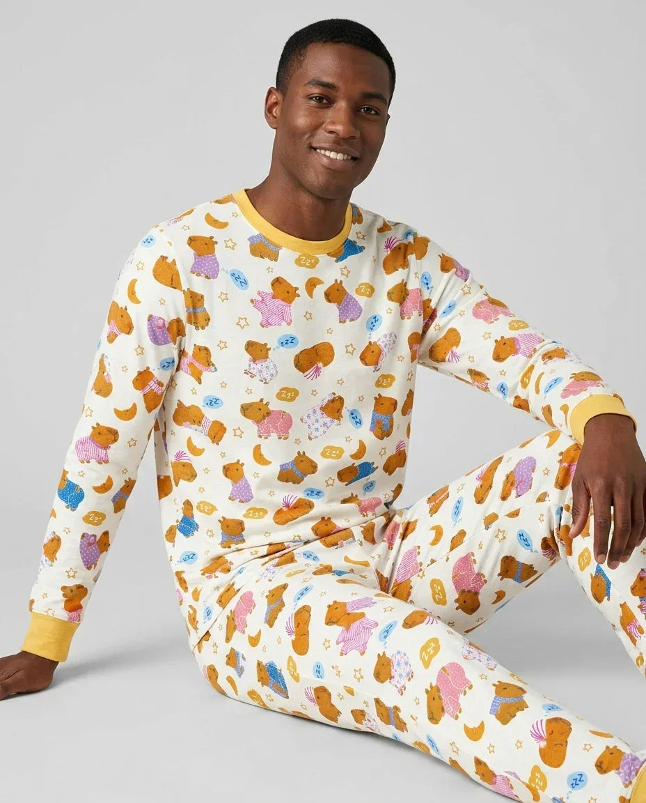 Capyjama Family Matching Bamboo Men's Pajama Set