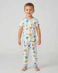 You Are Spanish Alphabet Version Bamboo Two Piece Short Sleeve Pajama Set