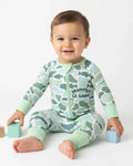 Lil Soldier Embroidered Bamboo Convertible Zippy