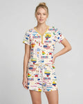 Hispanic Heritage Month Country Flags Bamboo Women Short Sleeve Short Pajama Set