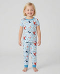 Celebrate 4th of July Family Matching Bamboo Two Piece Short Sleeve Pajama Set