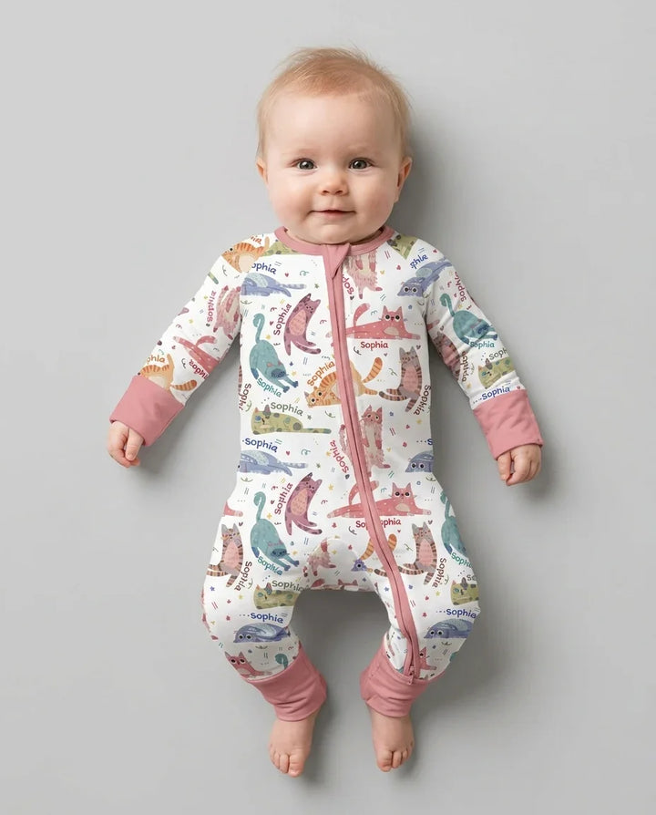 Cat Nap Crew Bamboo Convertible Zippy