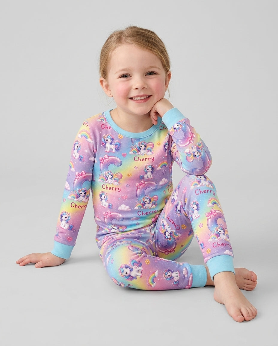Dinosaur Dreams Bamboo Two Piece Long Sleeve Pajama Set