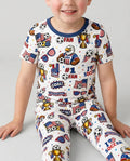 USA Soccer 2026 Party Bamboo Two Piece Short Sleeve Pajama Set