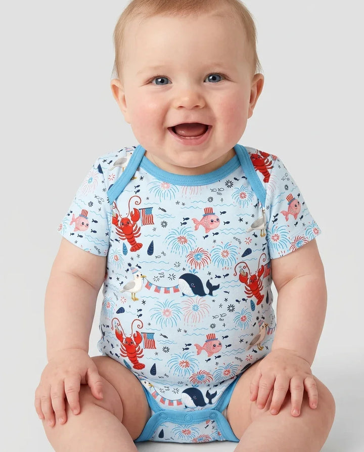 Celebrate 4th of July Family Matching Bamboo Bodysuit