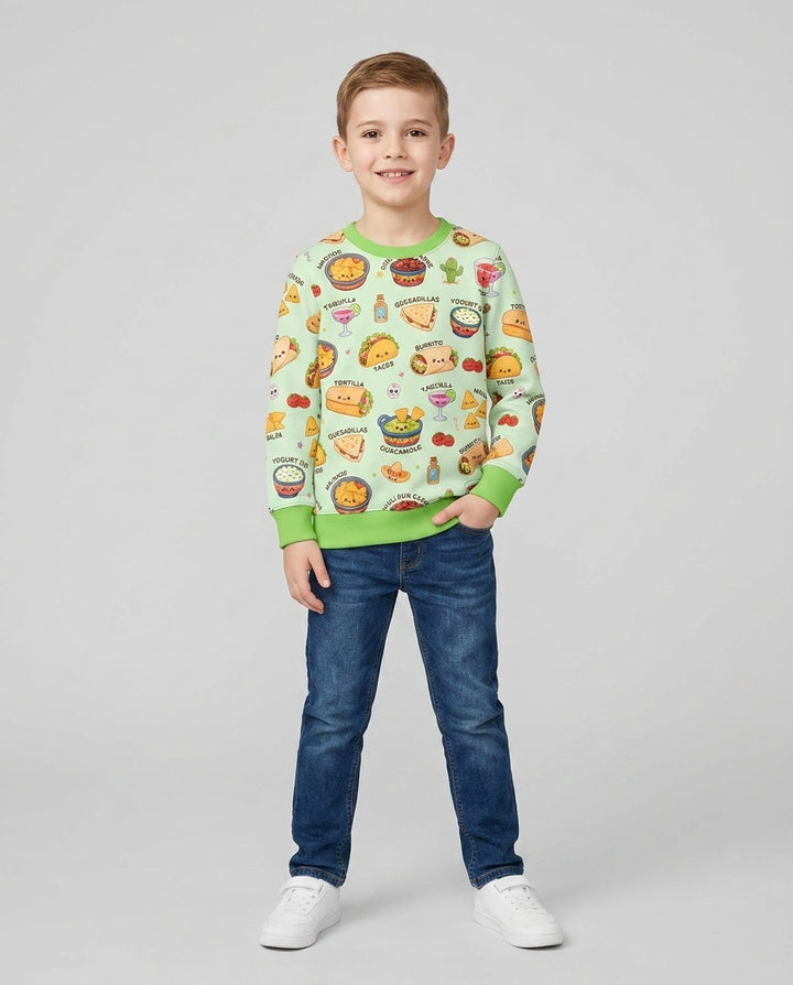 Sweatshirt mit Rundhalsausschnitt aus Bambusfaser