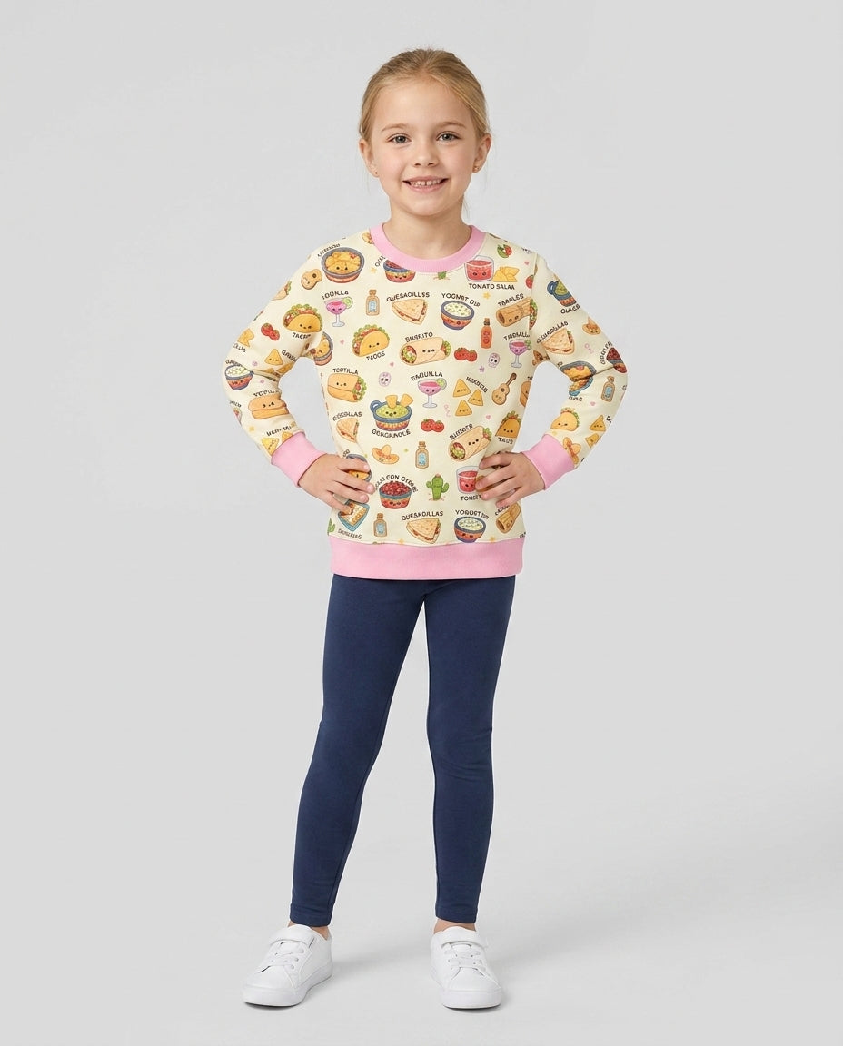 Sweatshirt mit Rundhalsausschnitt aus Bambusfaser
