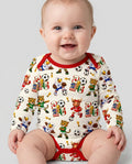 Cute Soccer Mascots USA CAN MEX Bamboo Bodysuit