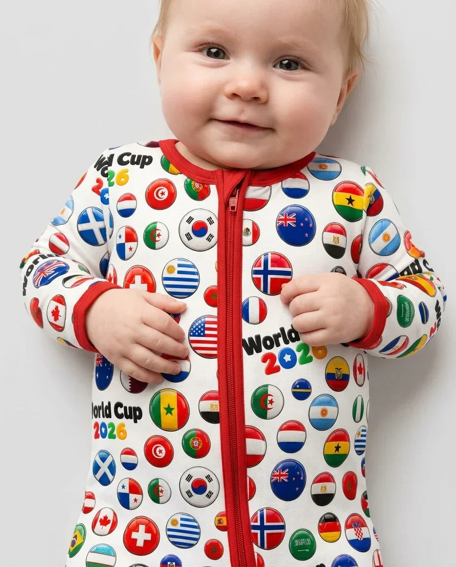 Soccer Cup All Country Balls Bamboo Convertible Zippy