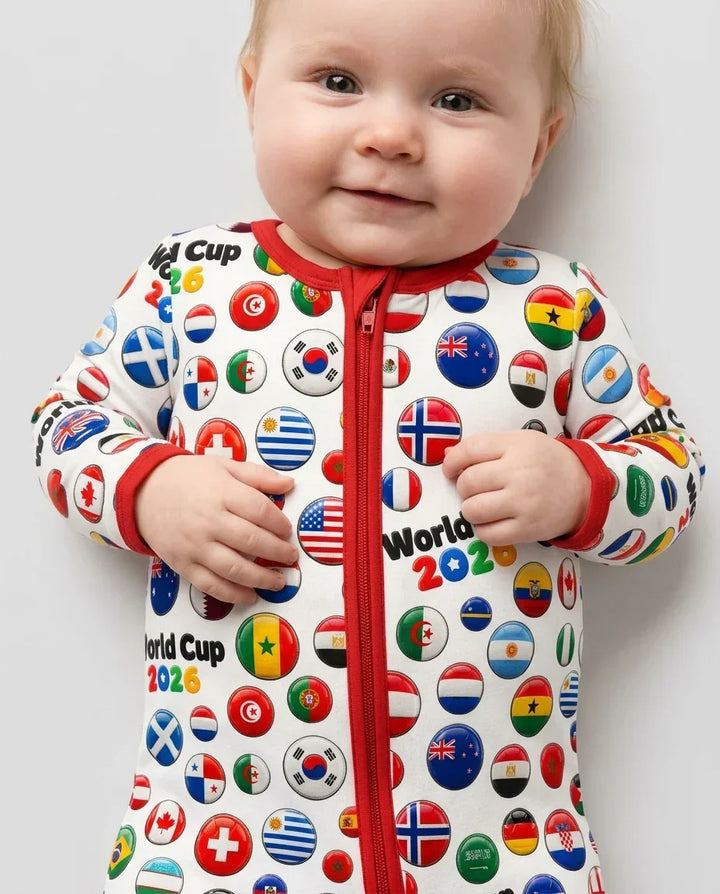 Soccer Cup All Country Balls Bamboo Convertible Zippy
