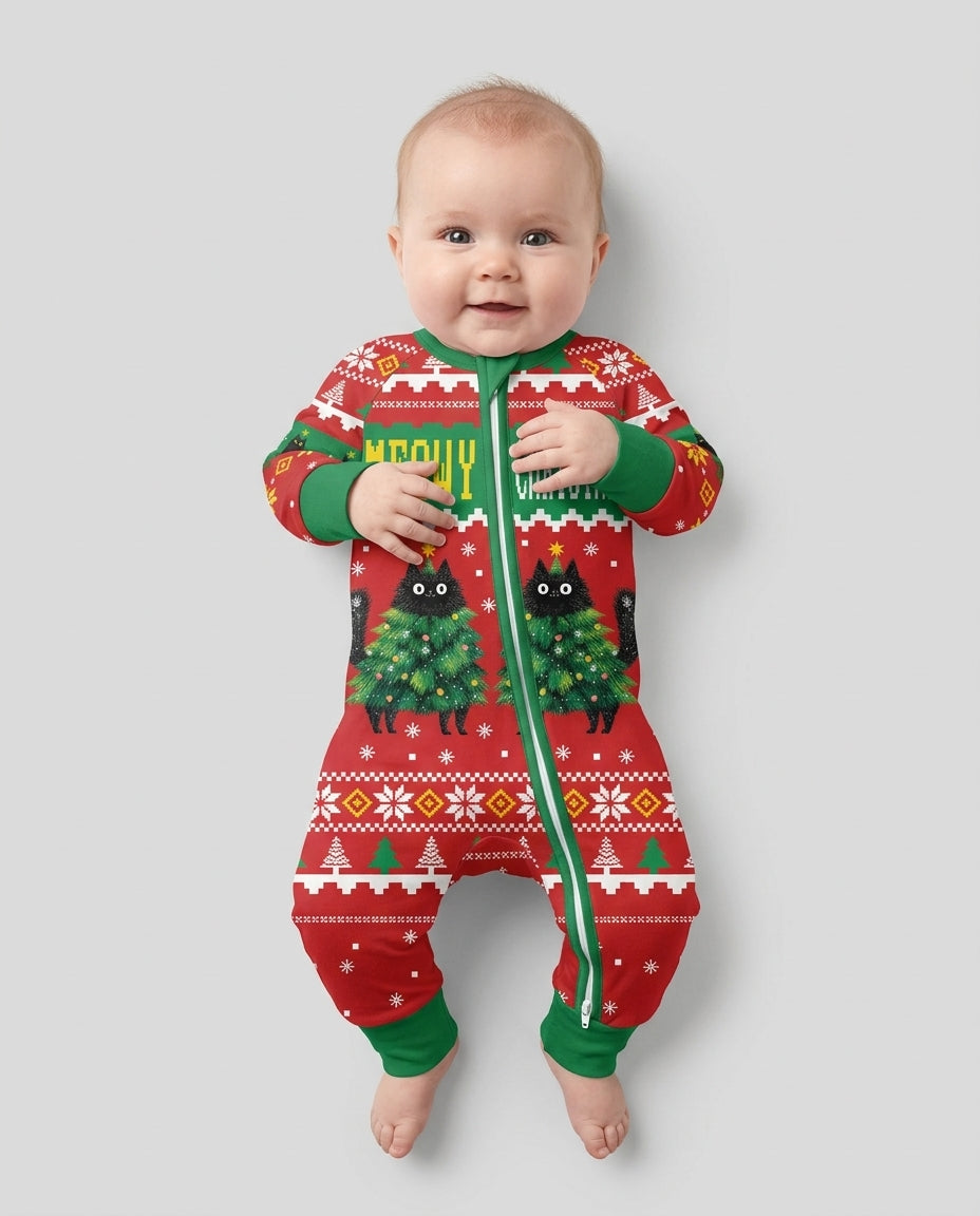 Meowy Christmas Bamboo Convertible Zippy