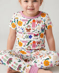 Created With A Purpose Bamboo Two Piece Short Sleeve Shorts Pajama Set