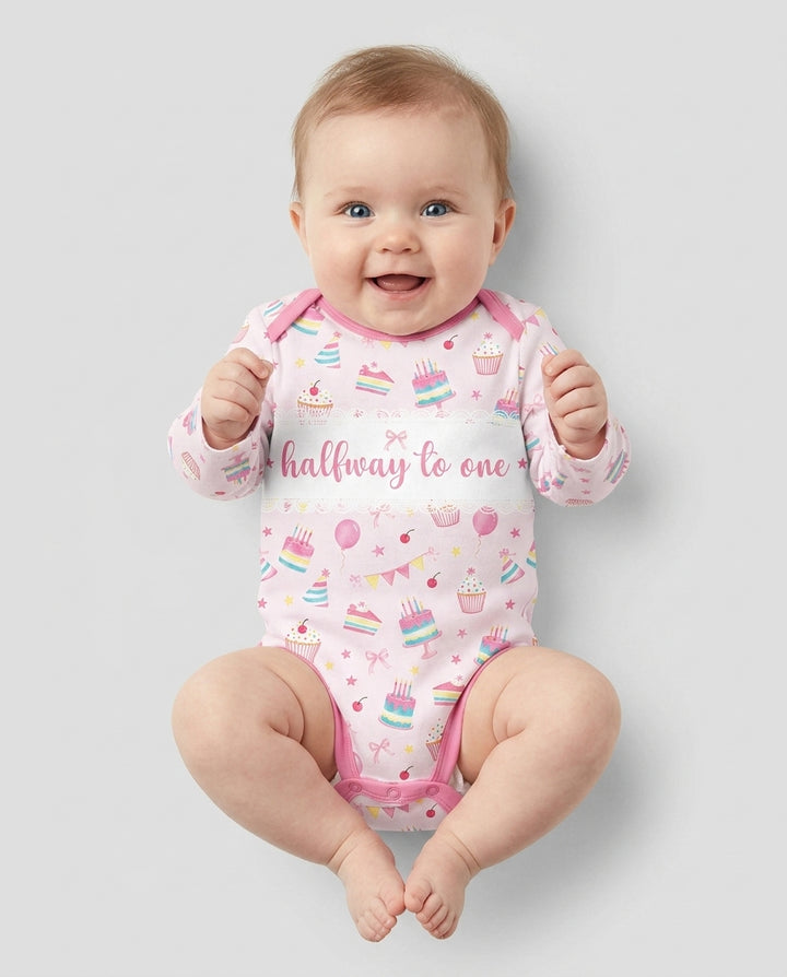 Party Halfway to One Bamboo Bodysuit