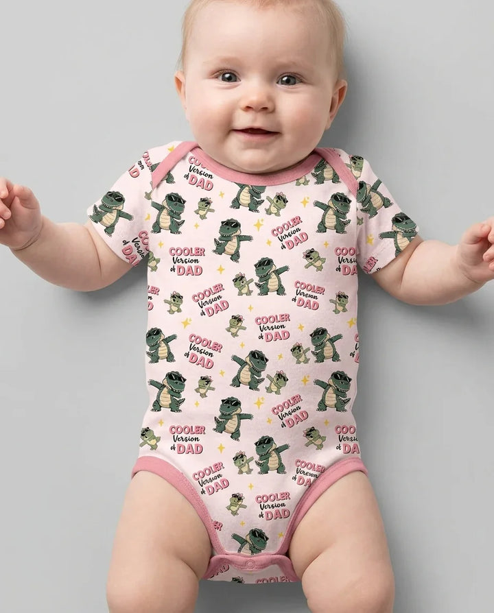 Cool Dino Daddy & Me Matching Bamboo Bodysuit