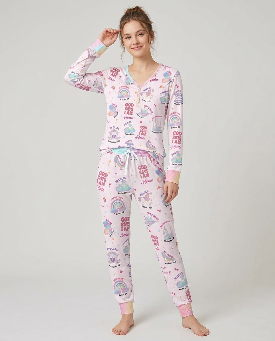 God Say I am Women's Pajama Set