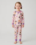 Cute Halloween Sugar Cookies Bamboo Two Piece Long Sleeve Pajama Set