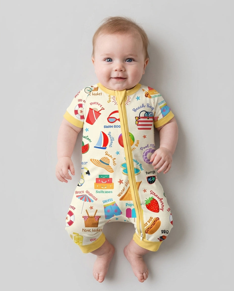 Love Summer Bamboo Shorty Zippy