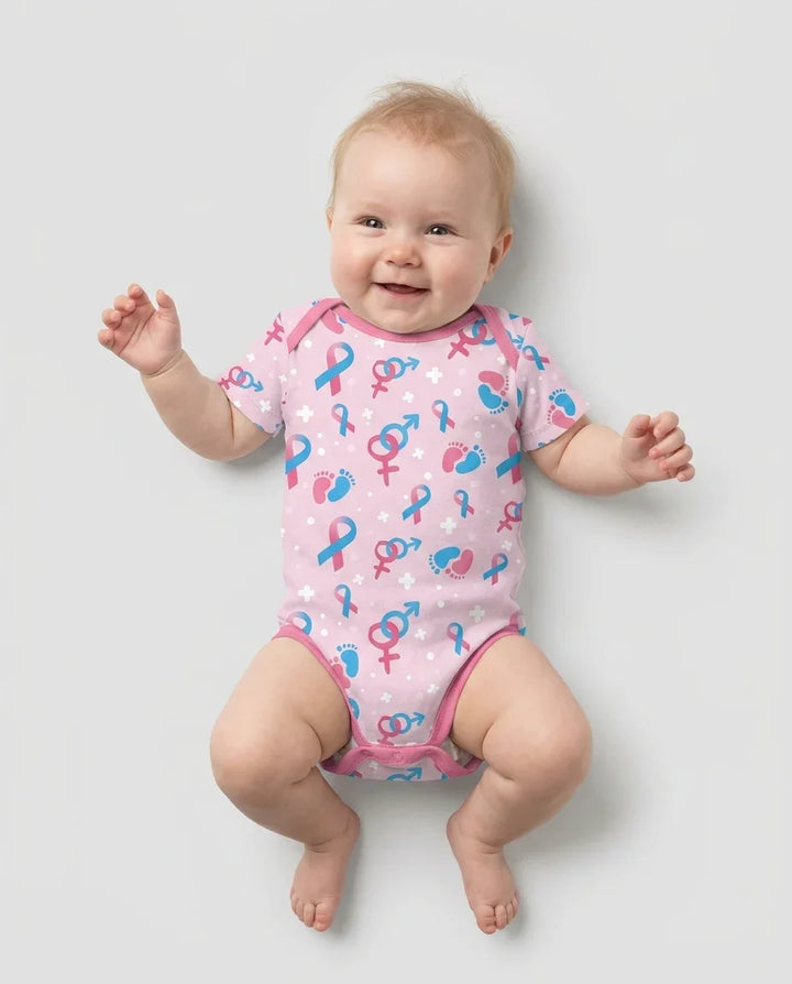 Gerippte Babykleidung mit individuellem Foto - Weich &amp; Skizzenhaft