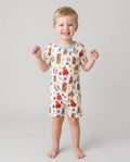 Best Daddy Bear Ever Family Matching Bamboo Two Piece Short Sleeve Shorts Pajama Set