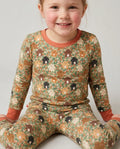 Puppy Garden Family MatchingBamboo Two Piece Long Sleeve Pajama Set