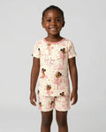 Black Girl Ballerina God Says I Am Bamboo Two Piece Short Sleeve Shorts Pajama Set