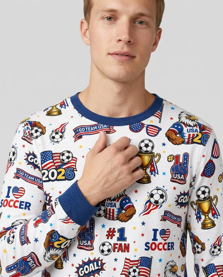 plantilla Conjunto de Pijama de Bambú para Hombre
