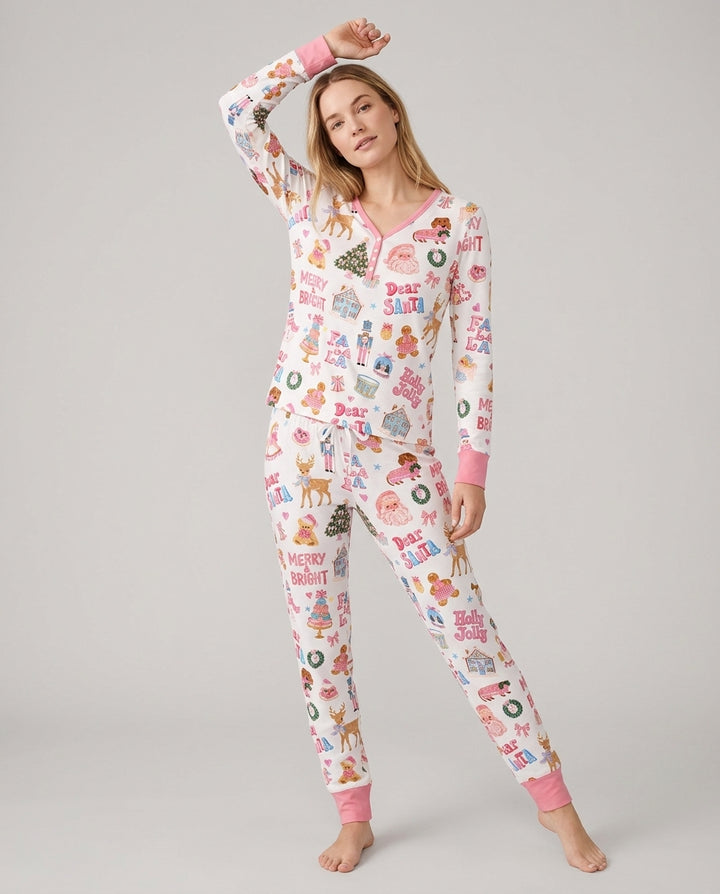 Falala Christmas Bamboo Women Pajama Set