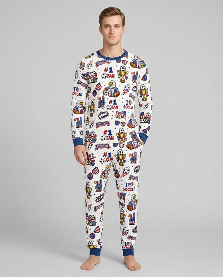 plantilla Conjunto de Pijama de Bambú para Hombre