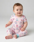 Zweiteiliges, kurzärmliges Pyjama-Set mit Marienkäfern