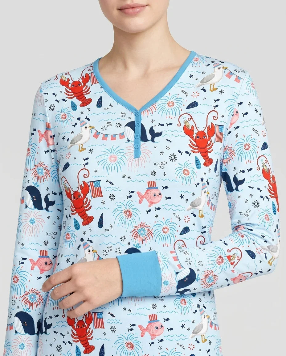 Vorlage Bambus Damen Pyjama Set