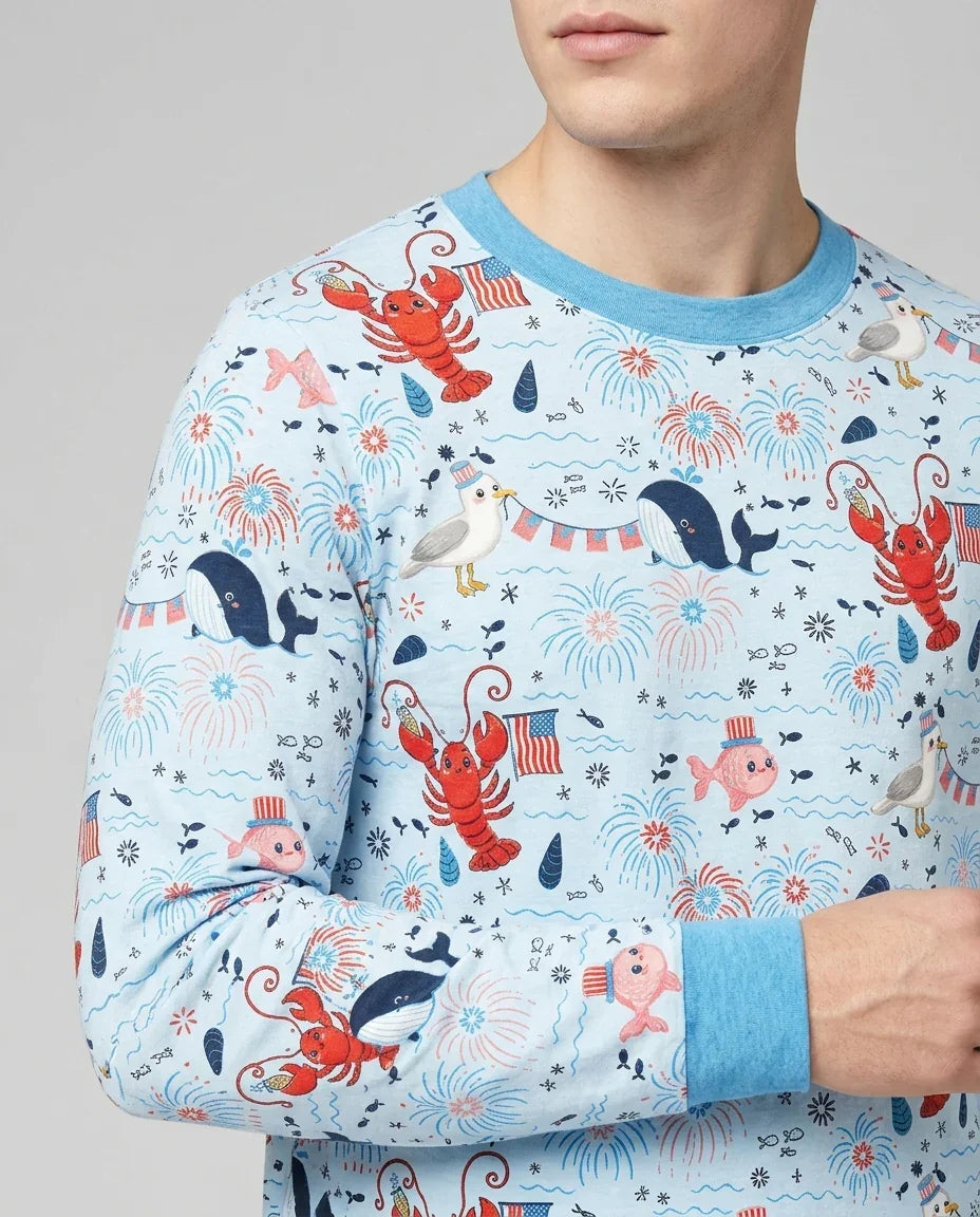 Vorlage Bambus-Pyjama-Set für Herren