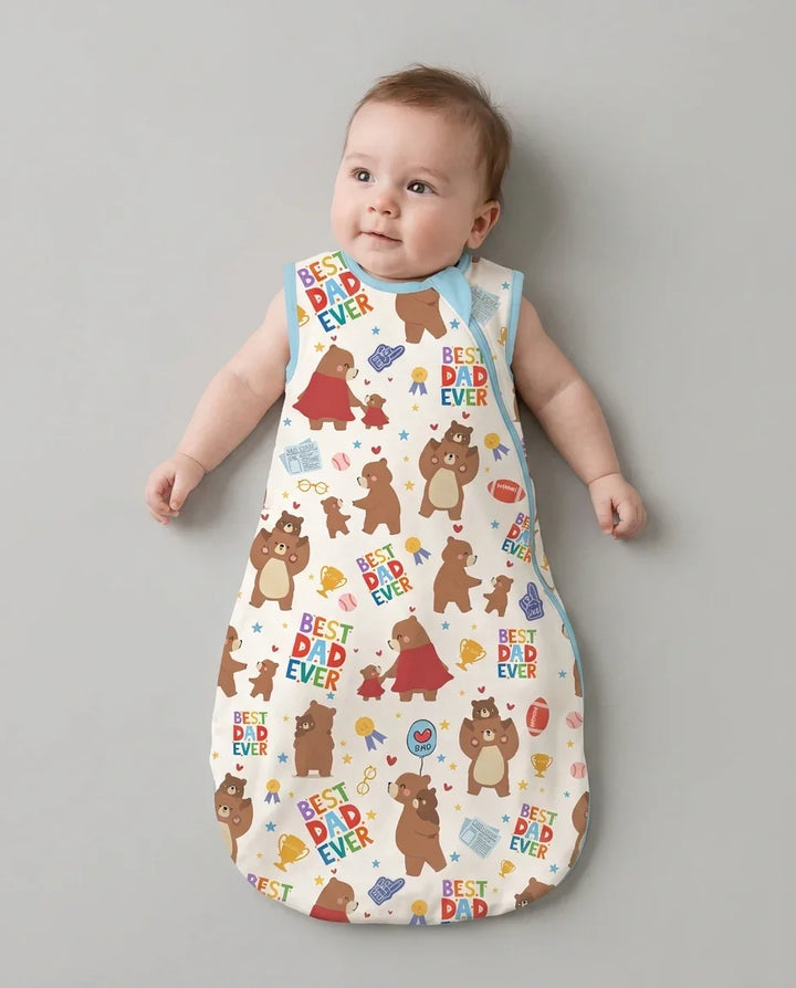 Best Daddy Bear Ever Family Matching Bamboo Sleep Bag