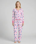 Infertility Awareness Blue and Pink Bamboo Women Pajama Set