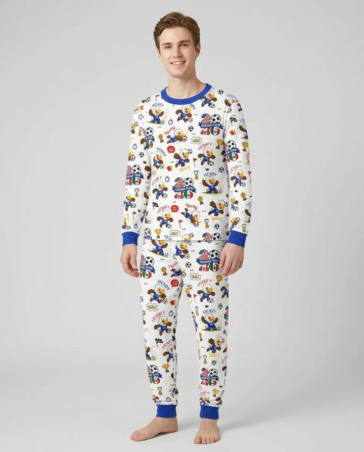 plantilla Conjunto de Pijama de Bambú para Hombre