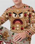 Grumpy Gingerbread Crew Bamboo Men's Pajama Set