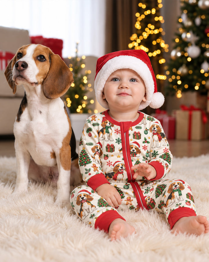 Santa Paws Beagle Bamboo Convertible Zippy