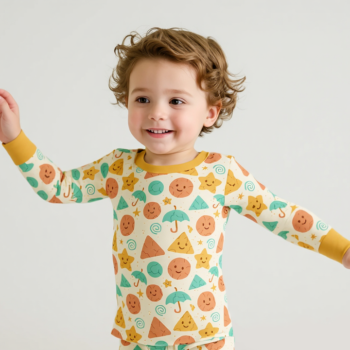 Cracked Candy Two Piece Long Sleeve Pajama Set