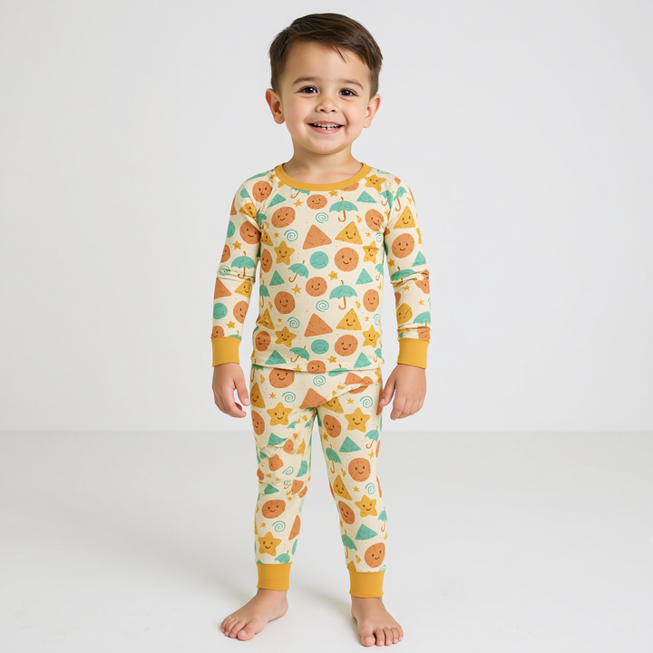 Cracked Candy Two Piece Long Sleeve Pajama Set