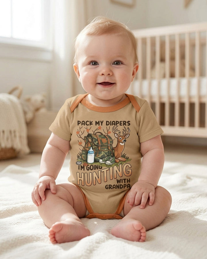 I Am Going Hunting Bamboo Bodysuit