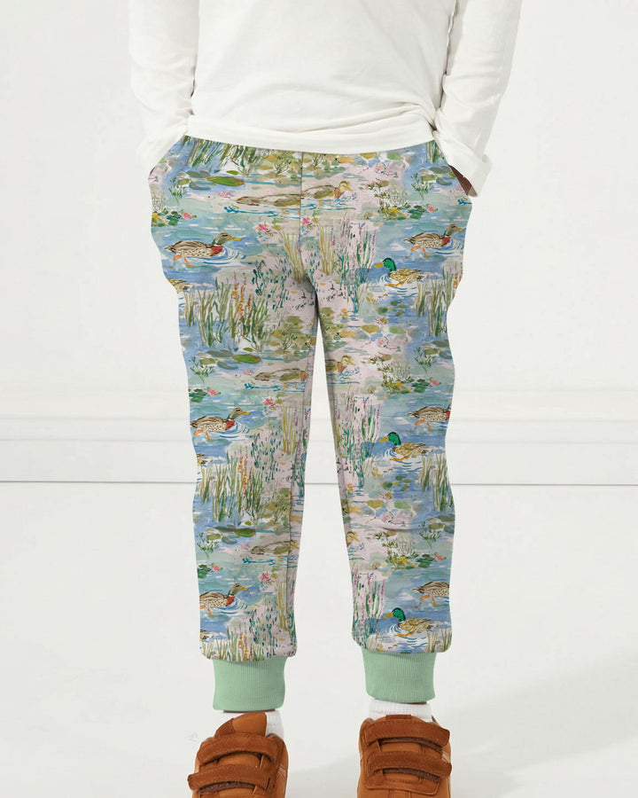 Watercolor Mallard Duck Jogger